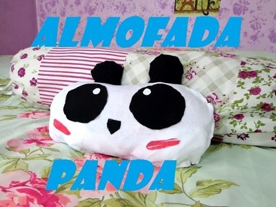 DIY Como fazer uma almofada de panda