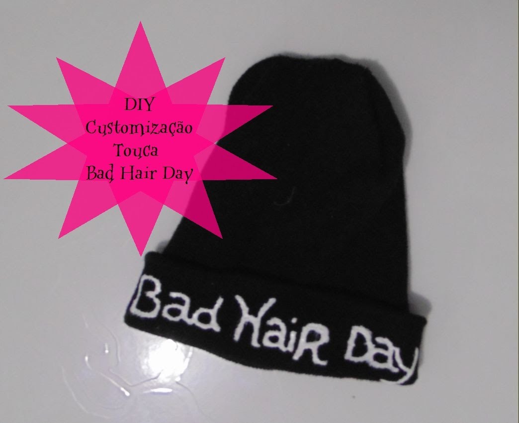 DIY - Customização Touca Bad Hair Day