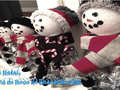 DIY de Natal: Boneco de Neve de Chocolate Kiss