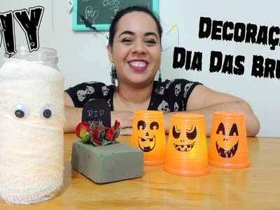 DIY - Decoração Dia das Bruxas ☠