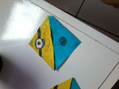 DIY : Faça você mesma : Um marca pagina dos minions