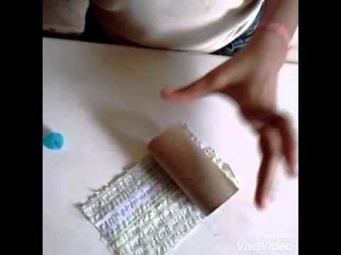 DIY=Faça você mesmo -coruja de rolo de papel higiê