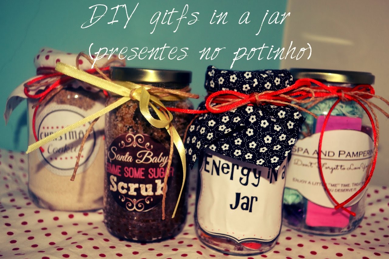 DIY: gifts in a jar (presentes no potinho)