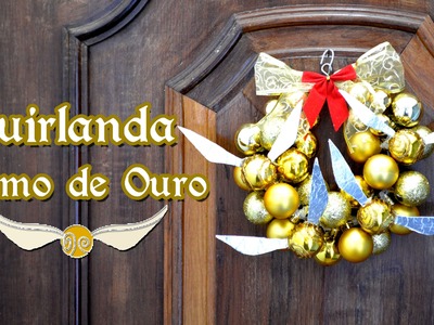 DIY: GUIRLANDA POMO DE OURO | NATAL GEEK | Garota VintaGeek