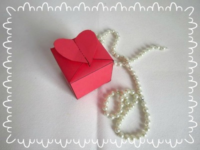 DIY - Lembrancinha Caixa Coração