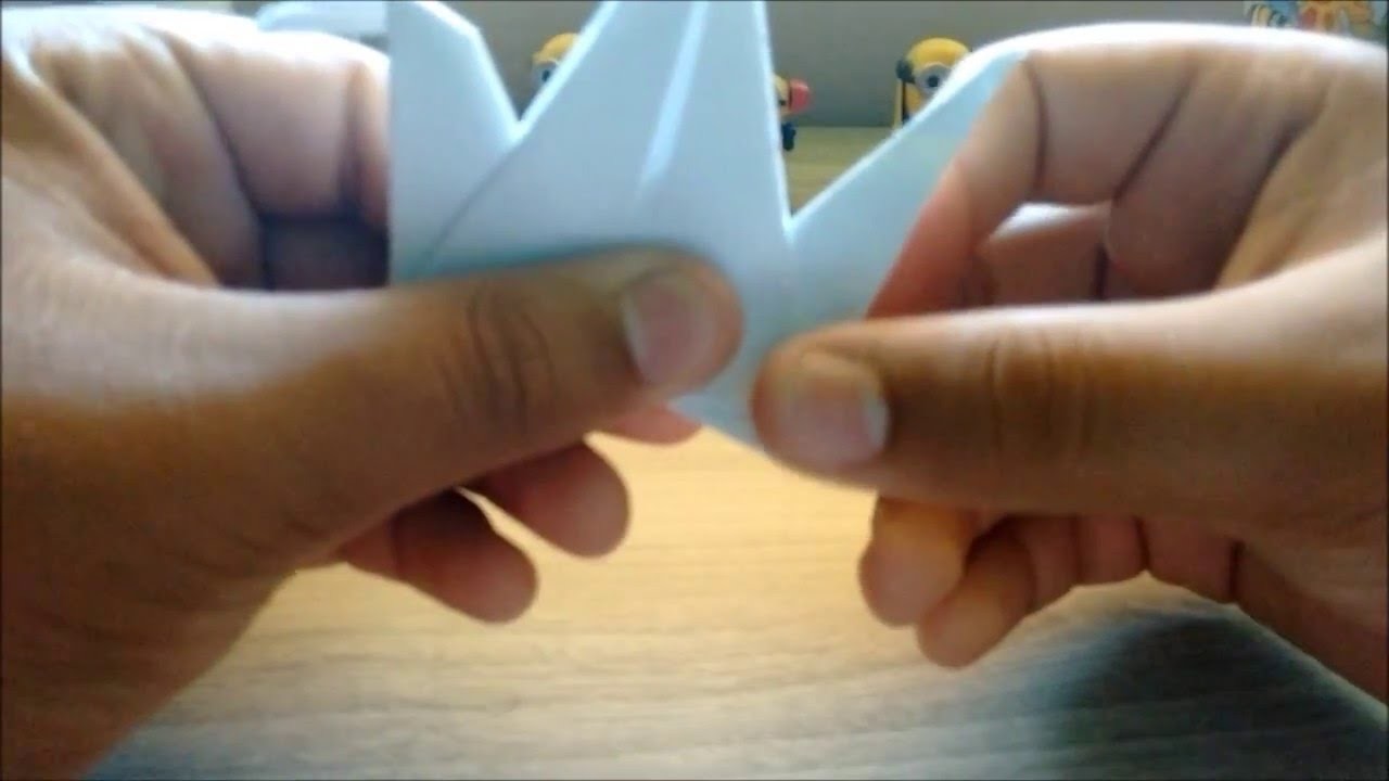 DIY: Pássaro de Origami (Tsuru)