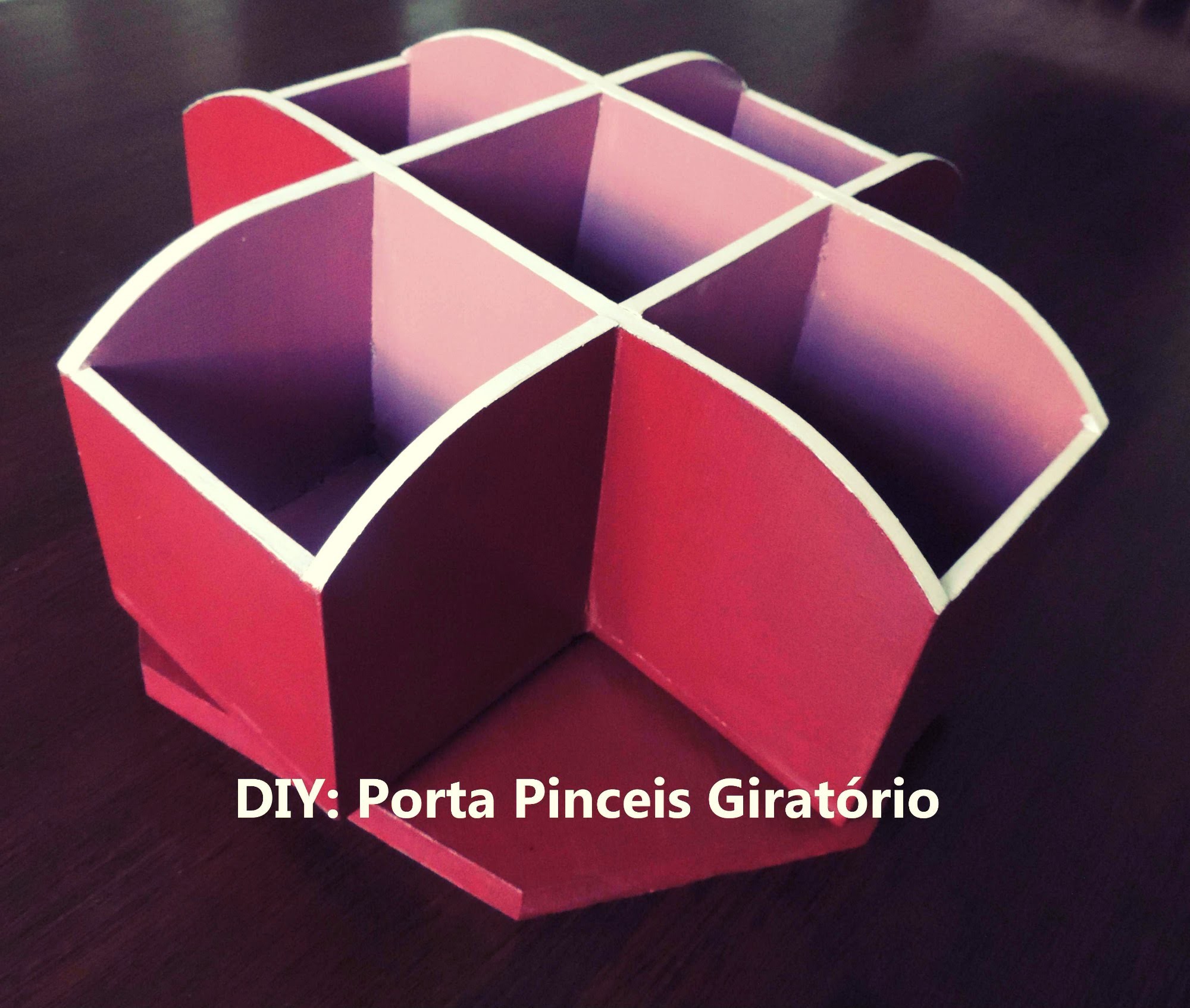 DIY: Porta Pincel Giratório