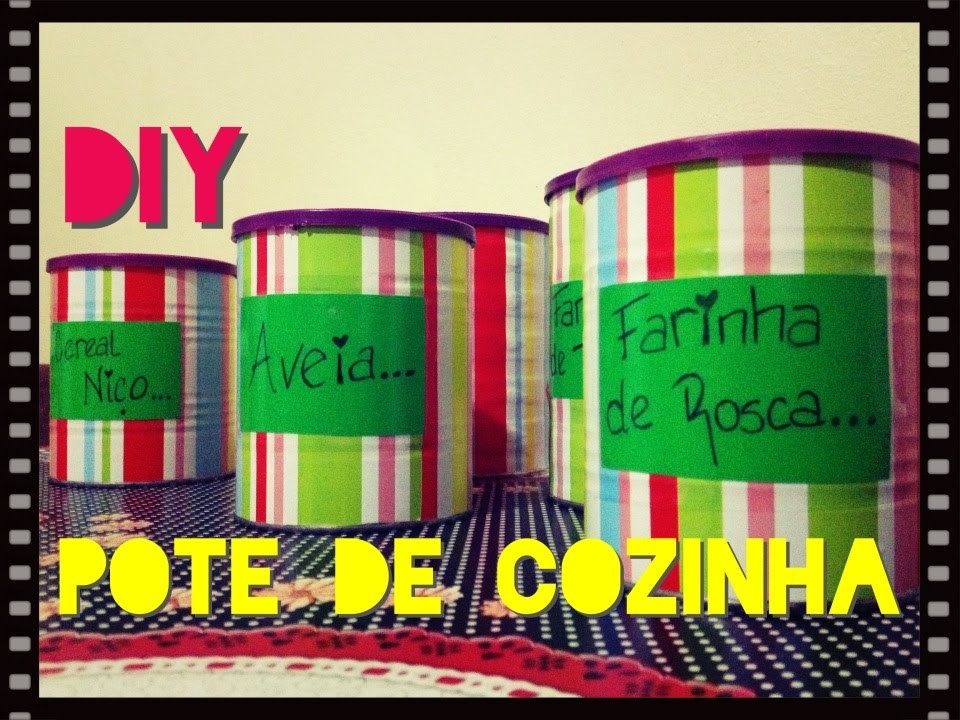 DIY - Pote de Cozinha