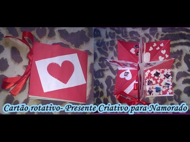DIY Presente Criativo para Namorado - Cartão rotativo