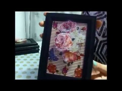 DIY: QUADRINHOS DECORADOS COM ADESIVOS 3D # VEDA 3