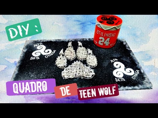 DIY: Quadro De Teen Wolf