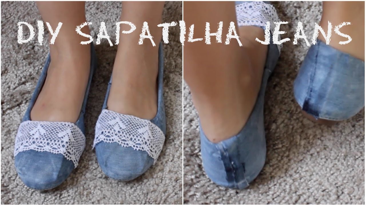DIY: Sapatilha Jeans