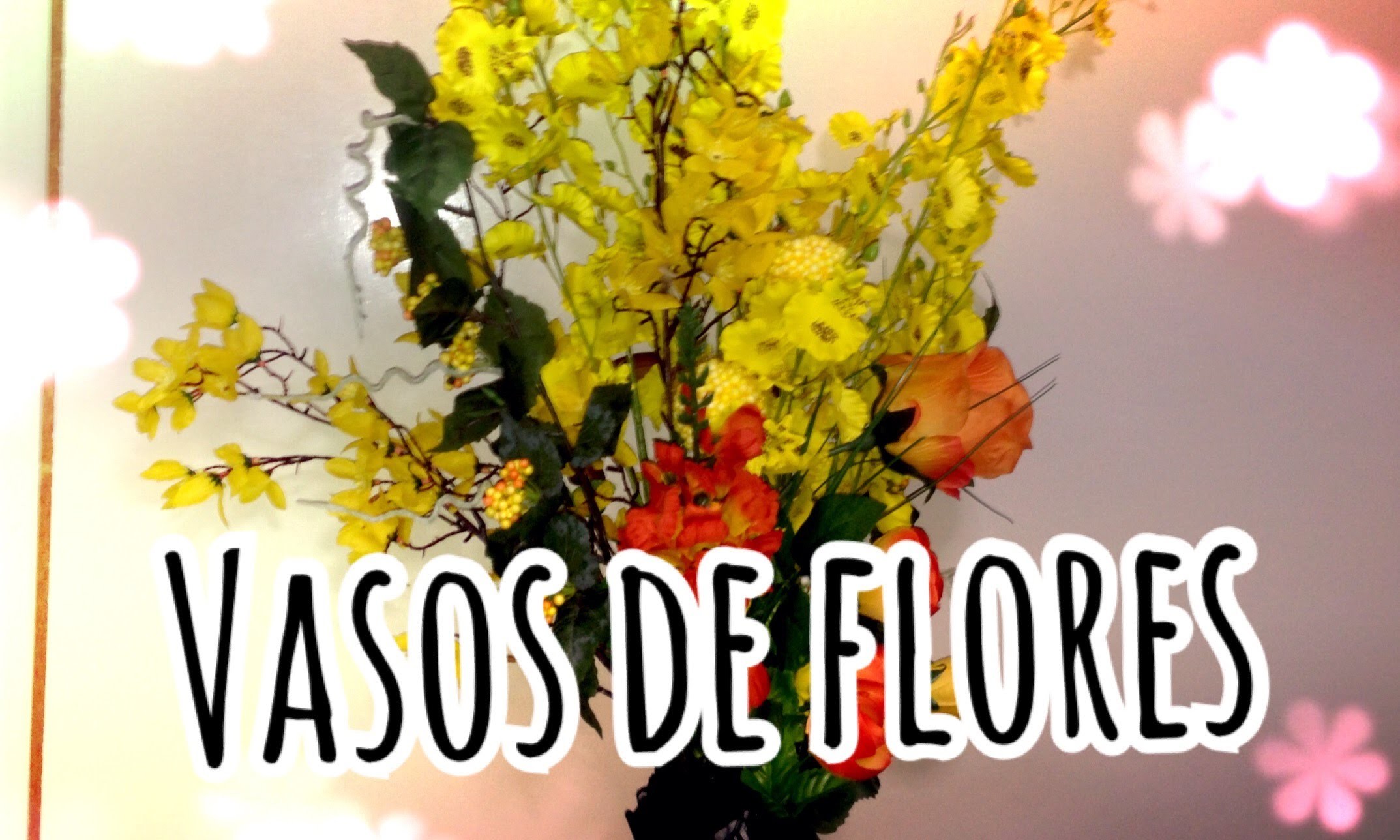 DIY - Vasos de flores falsas em Casa !