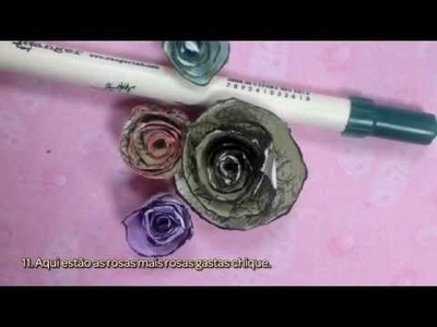 Faça Lindas Rosas de Papel Dobrado - Faça Você Mesmo Artesanato - Guidecentral