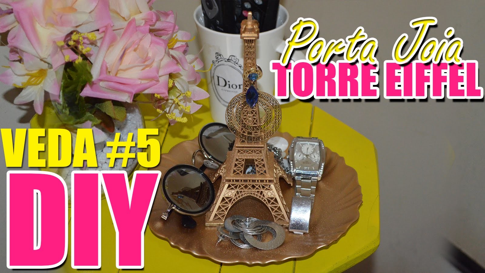 Porta Joia Torre Eiffel - Faça Você Mesma | DIY - Ursula Andress