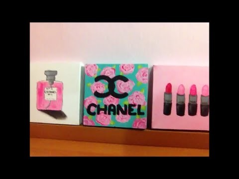 Presente Para o Dia das Mães (Decoração de quarto) DIY Room inspiration Decor Chanel, MAC