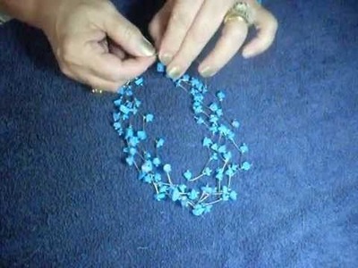 Tutorial: Colar Turquesa de Cascalhos   (Parte 2) Continuação