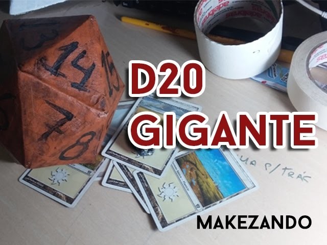 #1 DIY: D20 Gigante, Decoração Geek