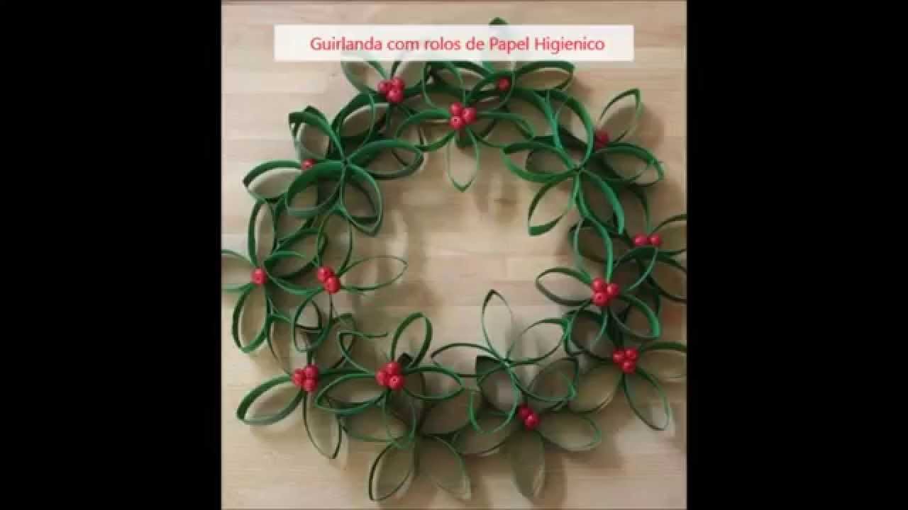 Artesanato de Natal em 30 segundos, Guirlanda de natal - Episódio 01