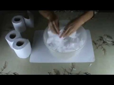 Artesanato: Massa de papel marche