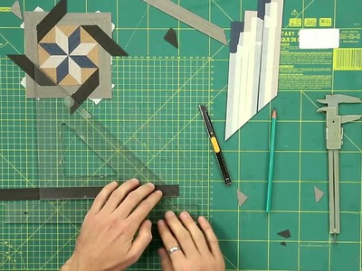 Canal do Artesanato - Estrela de Oito Pontas Emoldurada