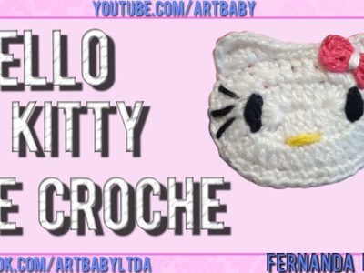Carinha Hello Kitty em Croche