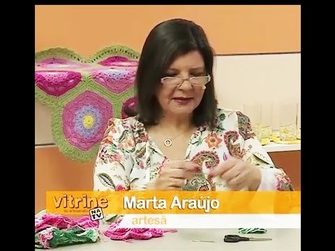 Centro de mesa Rosas com Marta Araújo | Vitrine do Artesanato na TV