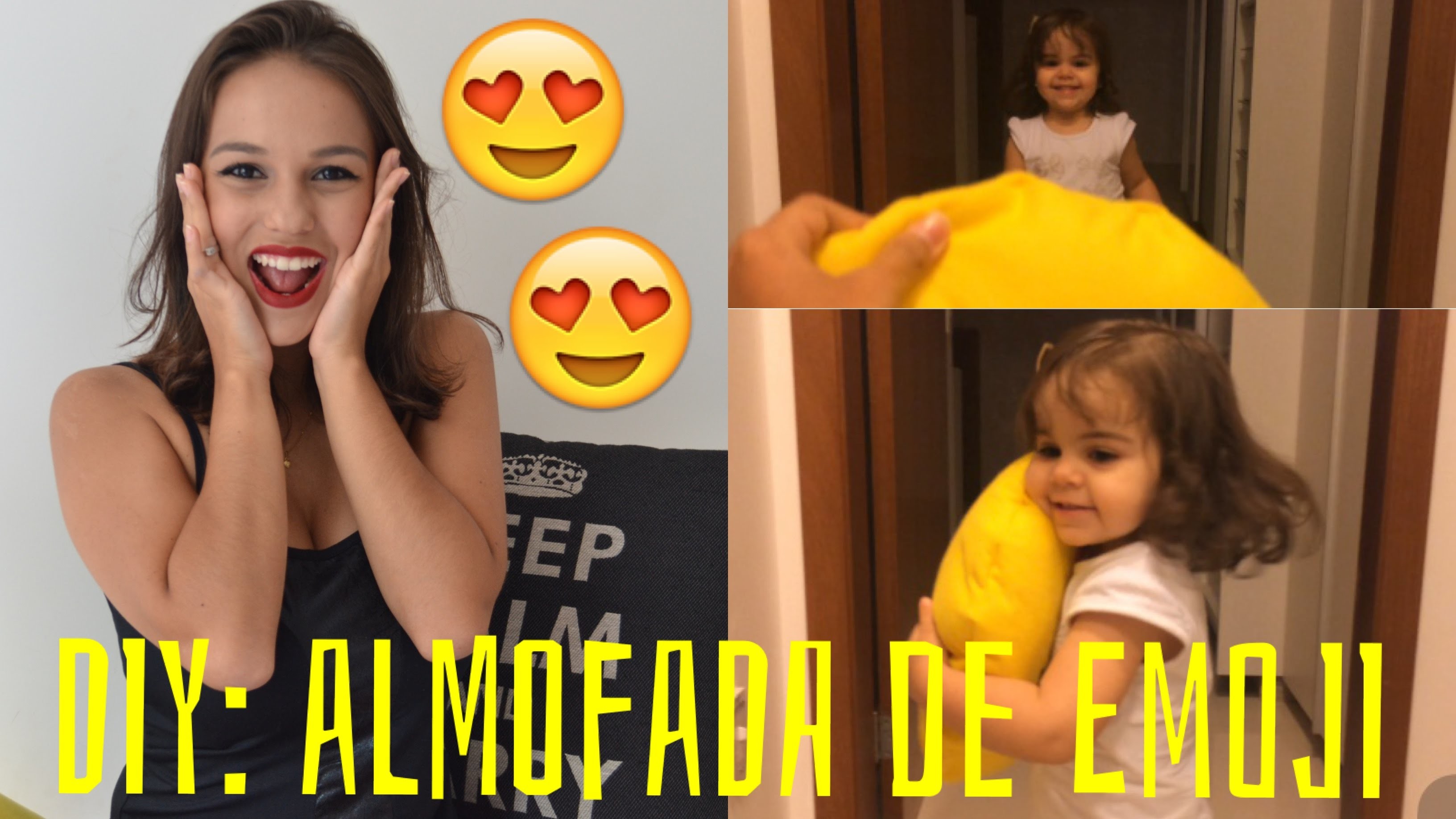 Desafio Méliuz | DIY Almofada Emoji sem Costura (presente de NATAL)