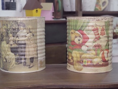 Descubra como fazer um artesanato natalino lindo usando latas. Tudo aqui no Programa Evidência.