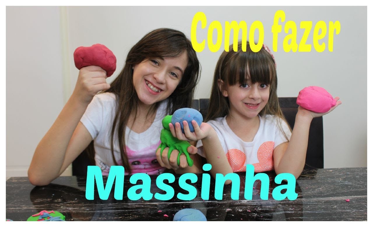 DIY#3 - Faça você mesmo Massinha Caseira com Carol Santina e Sophia