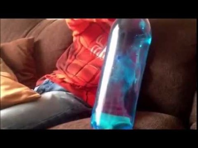 DIY Água viva na garrafa pet