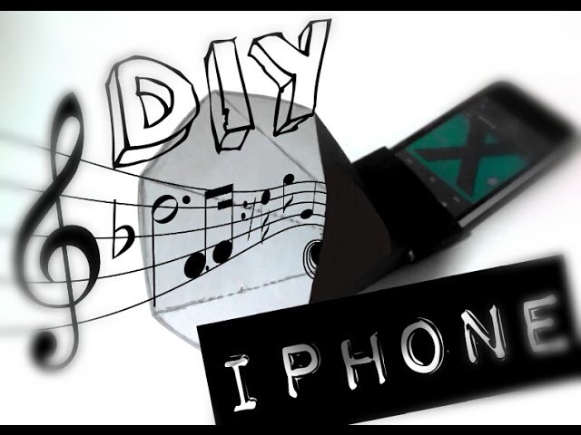 DIY.: Amplificador De Papel Para iPhone