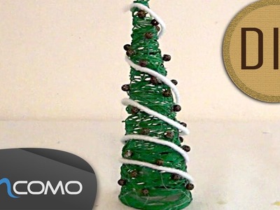 DIY - Árvore de Natal feito em Linha