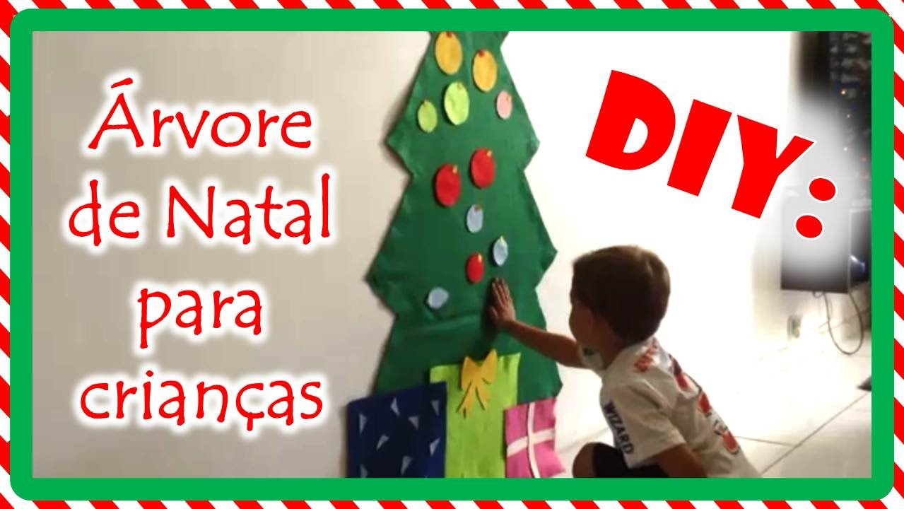 DIY: Árvore de natal para crianças | Fran Santos