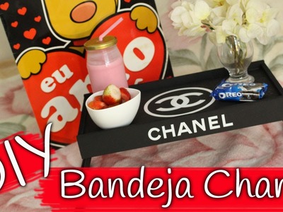 DIY - Bandeja Chanel - Dia dos namorados. Chanel Tray - Valentine Day