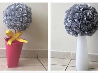 DIY: Buquê de flores de papel crepom