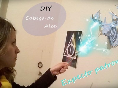 DIY: cabeça de cervo.alce.corça (inspiração Harry Potter)