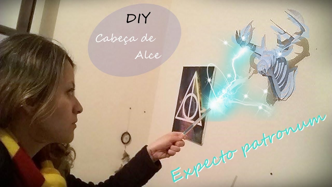 DIY: cabeça de cervo.alce.corça (inspiração Harry Potter)