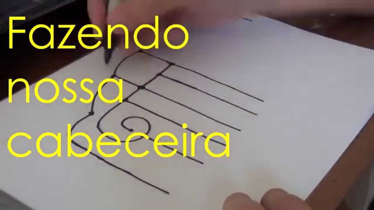 DIY - Cabeceira desenhada na parede