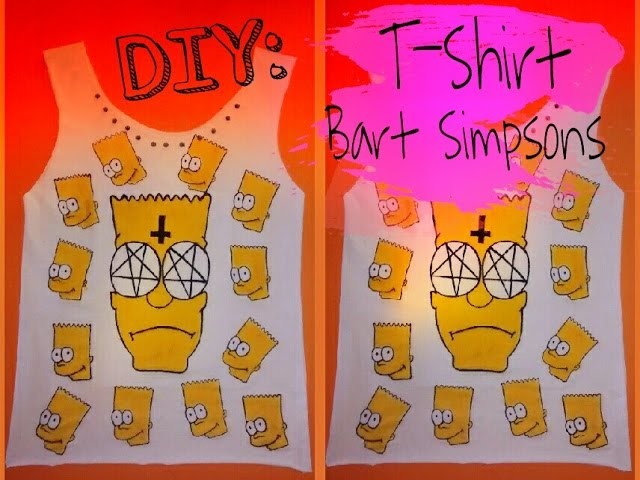 DIY: Camiseta do Bart Simpson