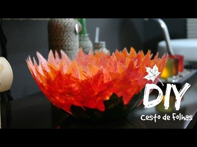 DIY | Cesto de Folhas por Renata Nicolau