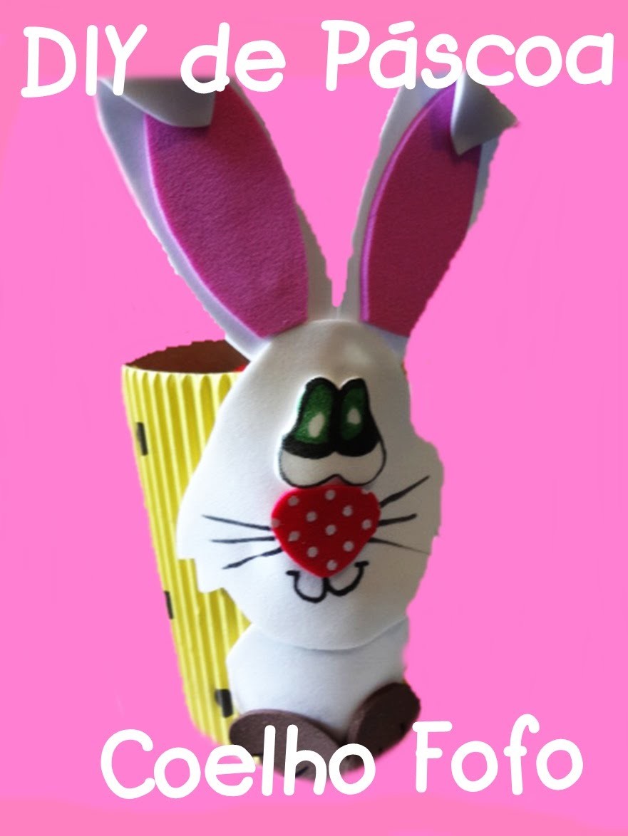 DIY Coelho fofo para Páscoa