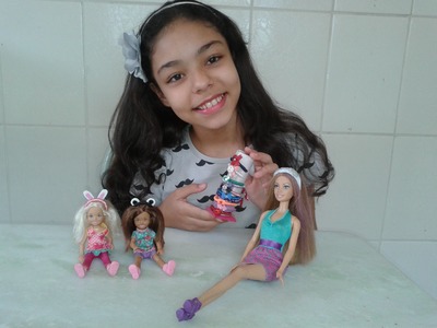 DIY Como fazer tiara para Barbie bonecas