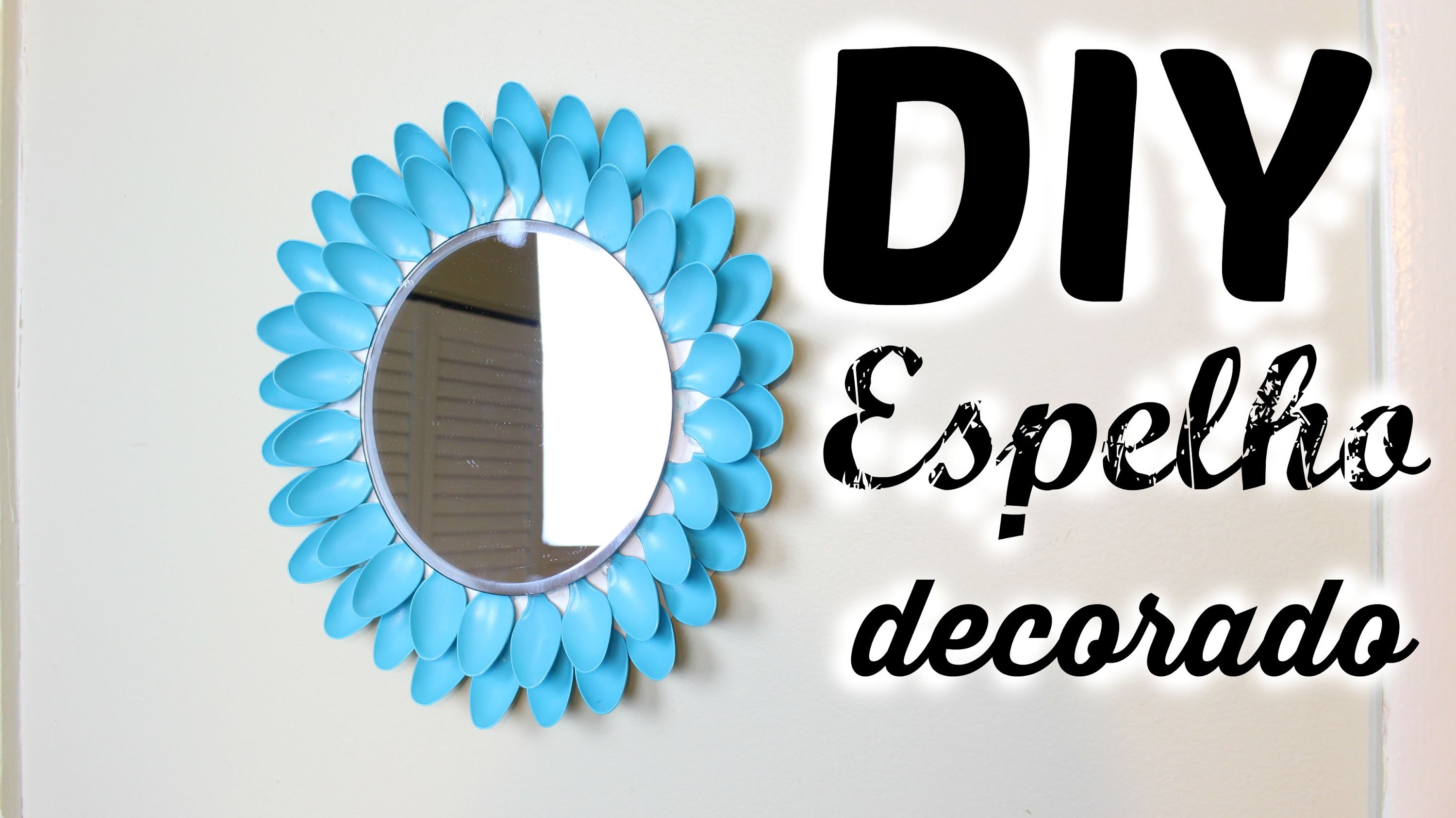 DIY - Espelho decorado (Faça você mesmo)