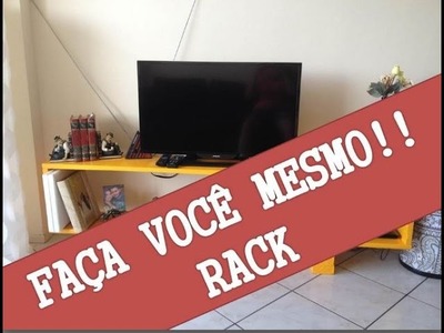 DIY - FAÇA VOCE MESMO - RACK AMARELO