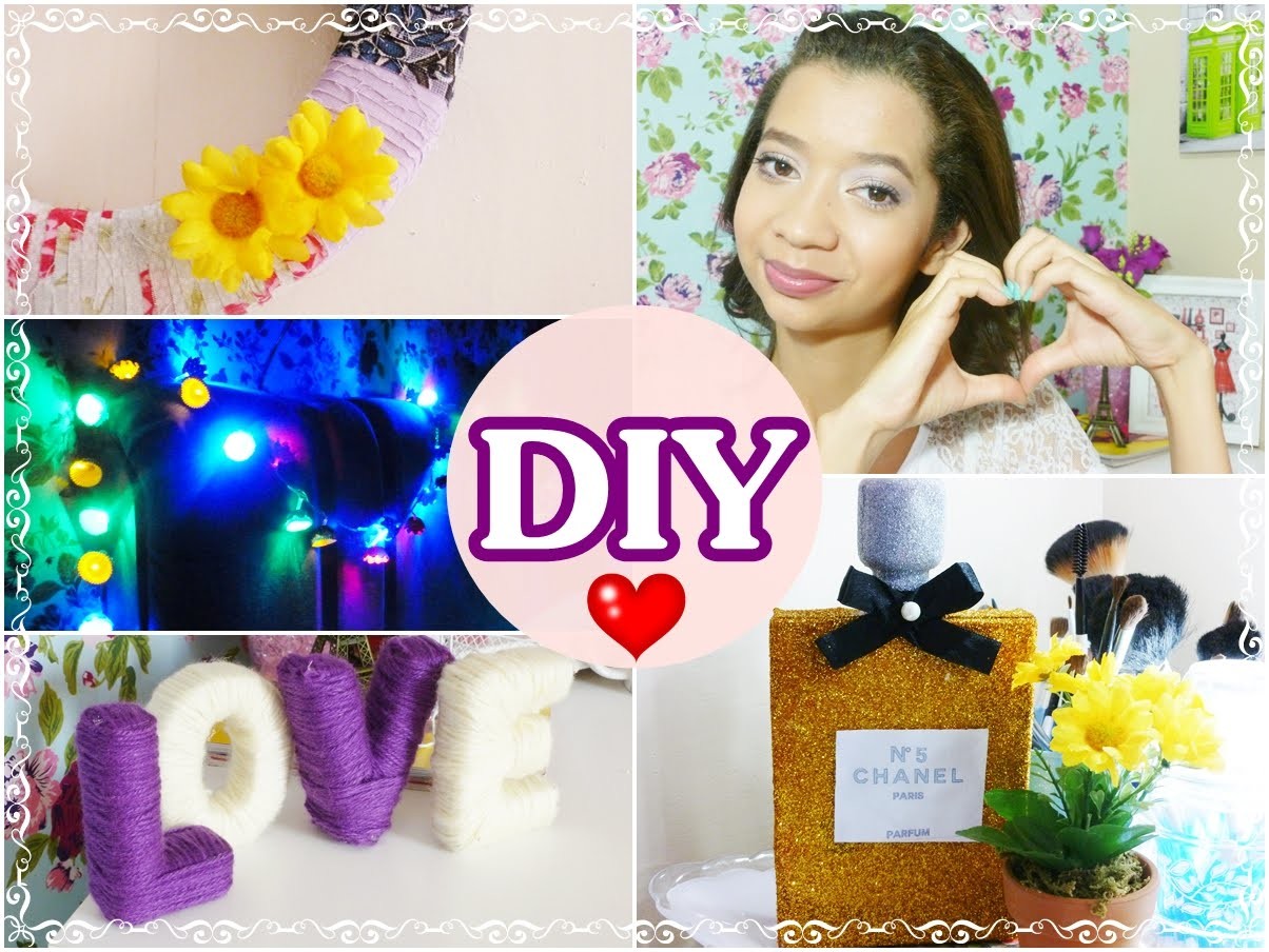DIY | Ideias simples e baratas para decorar o seu quarto ♥ | #JessycaTodoDia 24