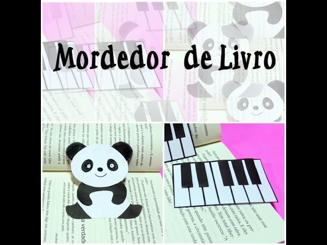 DIY - Mordedor de Livro Panda e Teclado (ÁUDIO CORRIGIDO)