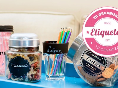 DIY :: Organize com etiquetas