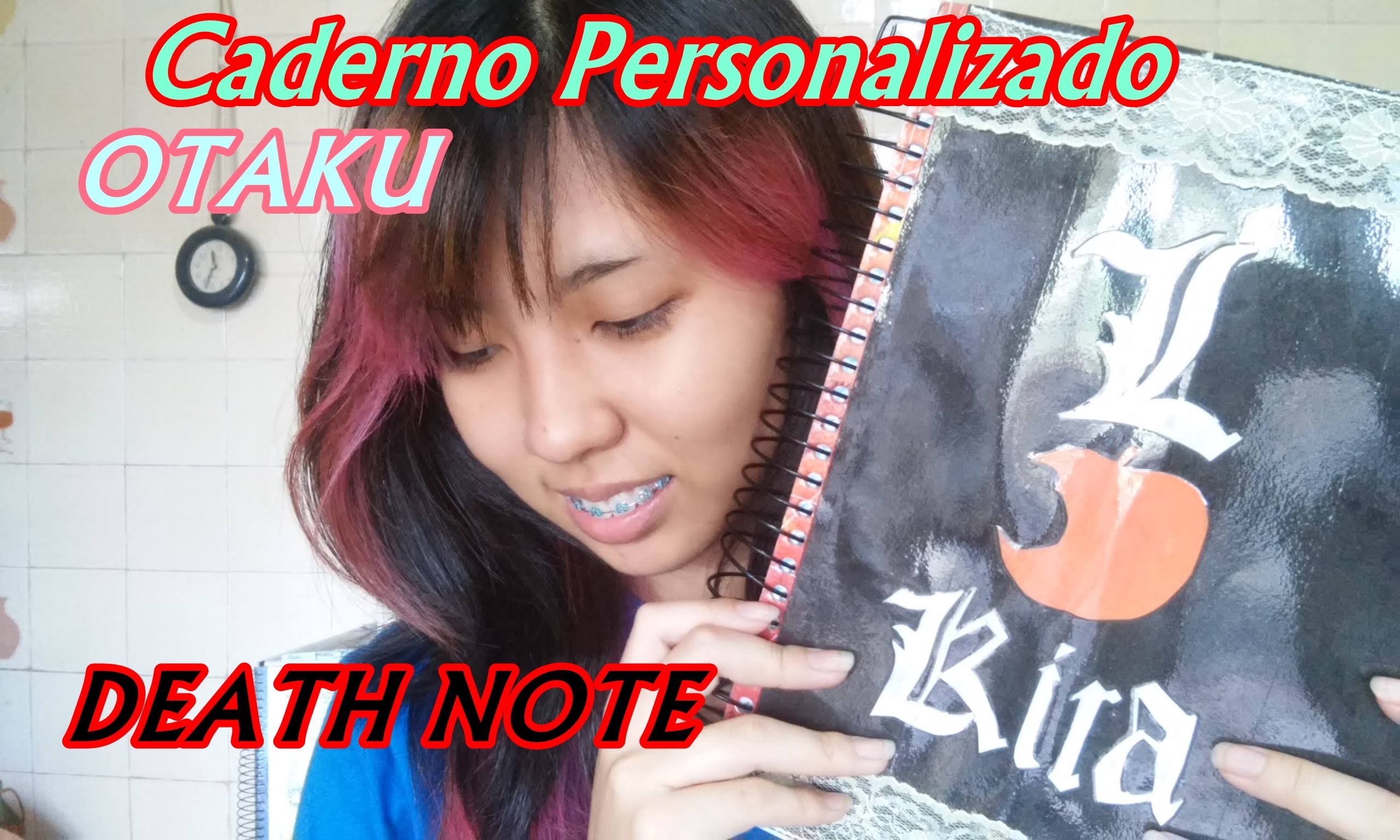 DIY: Personalização de Caderno - Death Note