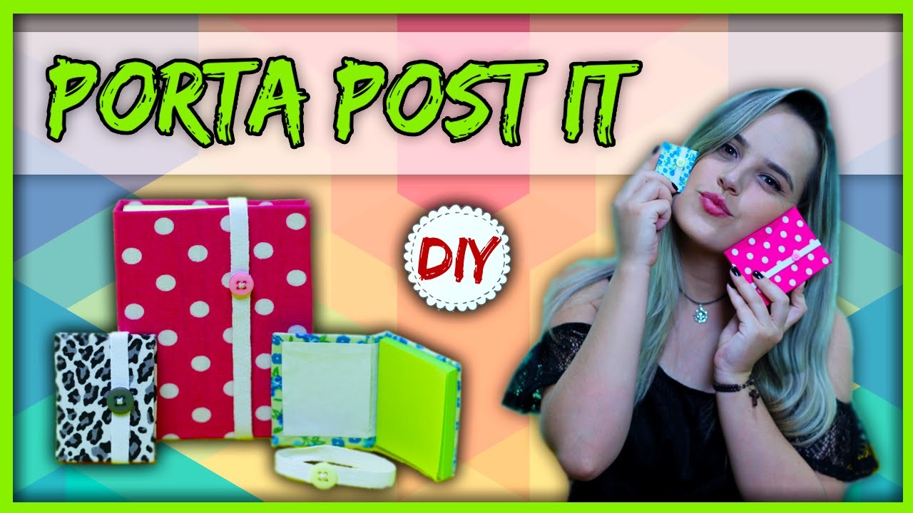DIY: Porta Post It - Super útil e fofo!